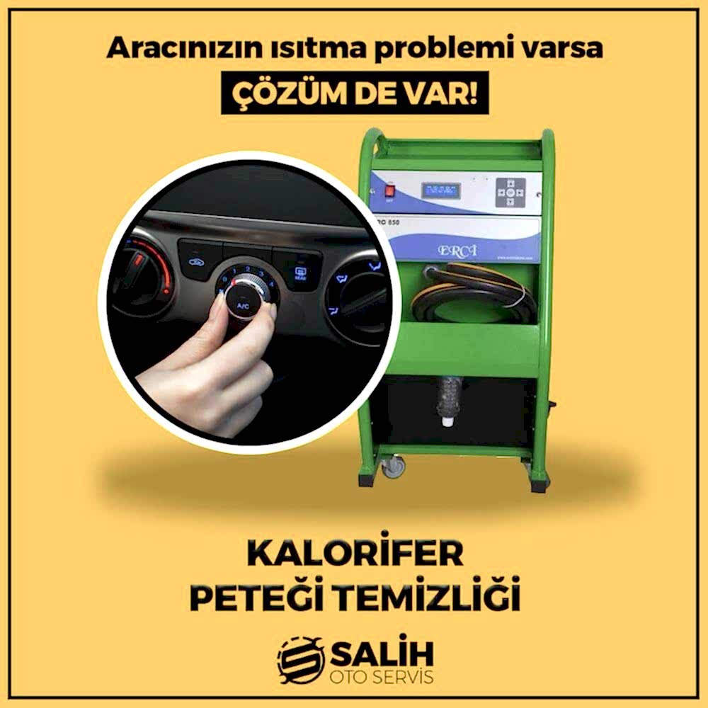 araç kalorifer radyatör temizleme ankara şaşmaz sanayi salih usta